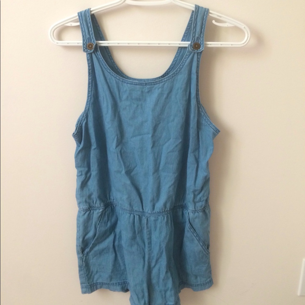 FOREVER 21 JEAN ROMPER